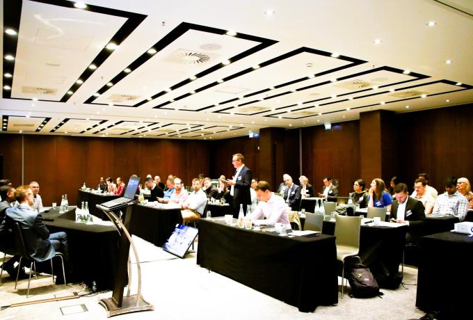 Data Analytics Summit by Uniglobal - Aleksejs Plotnikovs as Chairman and the audience