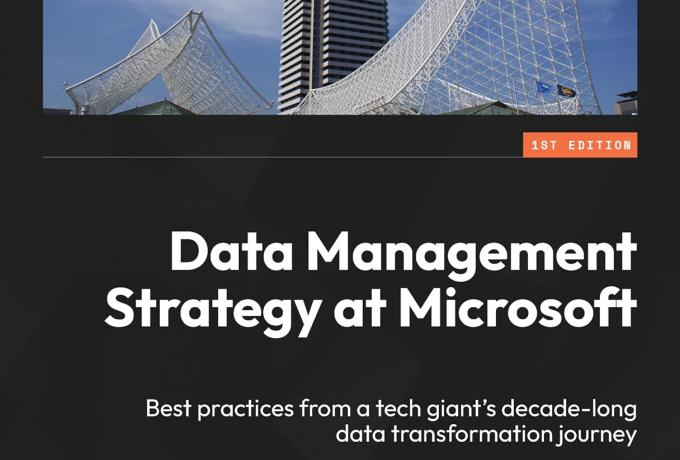 Book cover - Data Management Strategy at Microsoft